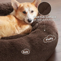 PAWVELLE - Plush Round Pet Sofa for Cozy Statement Seating