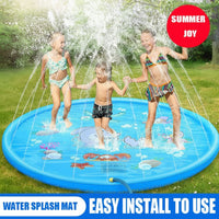 SUMMERWAVE – Large Inflatable Splash Mat for Family Outdoor Fun