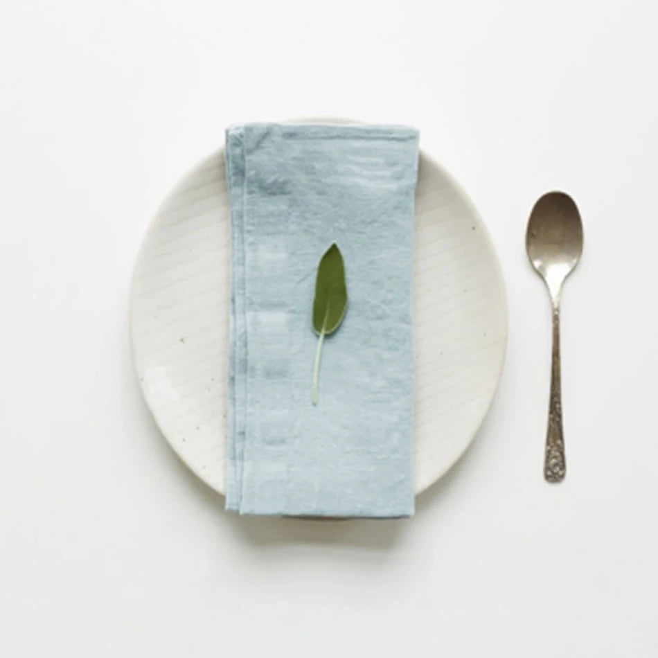 FABLUNE - Set of Four Linen Napkins for an Artful Table Setting
