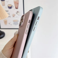 Natural Titanium PC Phone Case For iPhone 16E 12 13 14 15 16 Pro Max Plus Electroplated Grating Corrugated Hard Shockproof Cover