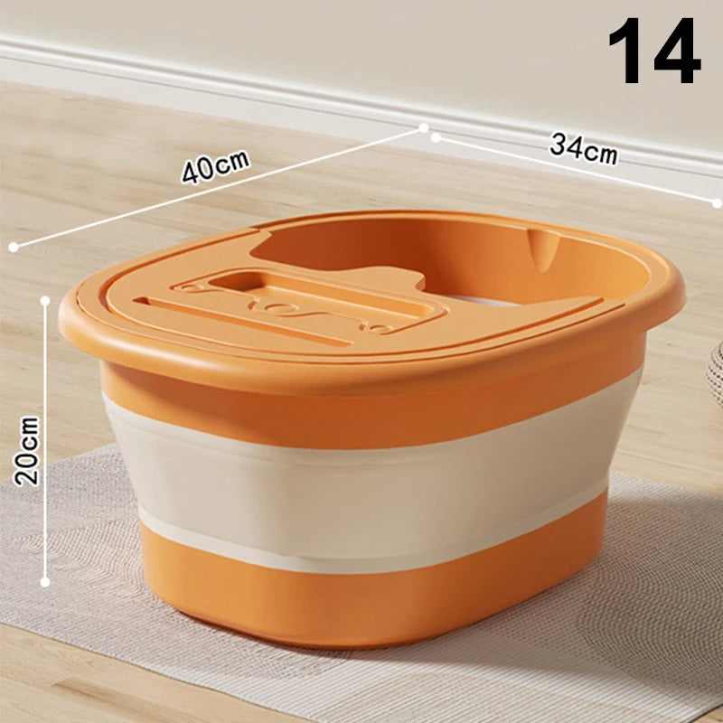 FOLDARA - Foldable Massage Foot Bath for Relief and Easy Storage