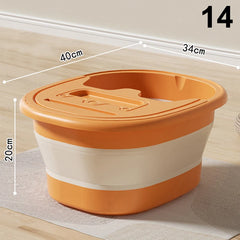 FOLDARA - Foldable Massage Foot Bath for Relief and Easy Storage