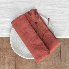 LINUVIA - Pure Linen Napkin Set for Artfully Layered Tables