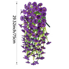 WICKORA - Wicker Wall Planter for a Striking Floral Display