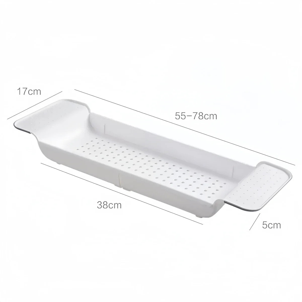 CADDIVA - Adjustable Bathtub Tray for Organized, Relaxing Soaks