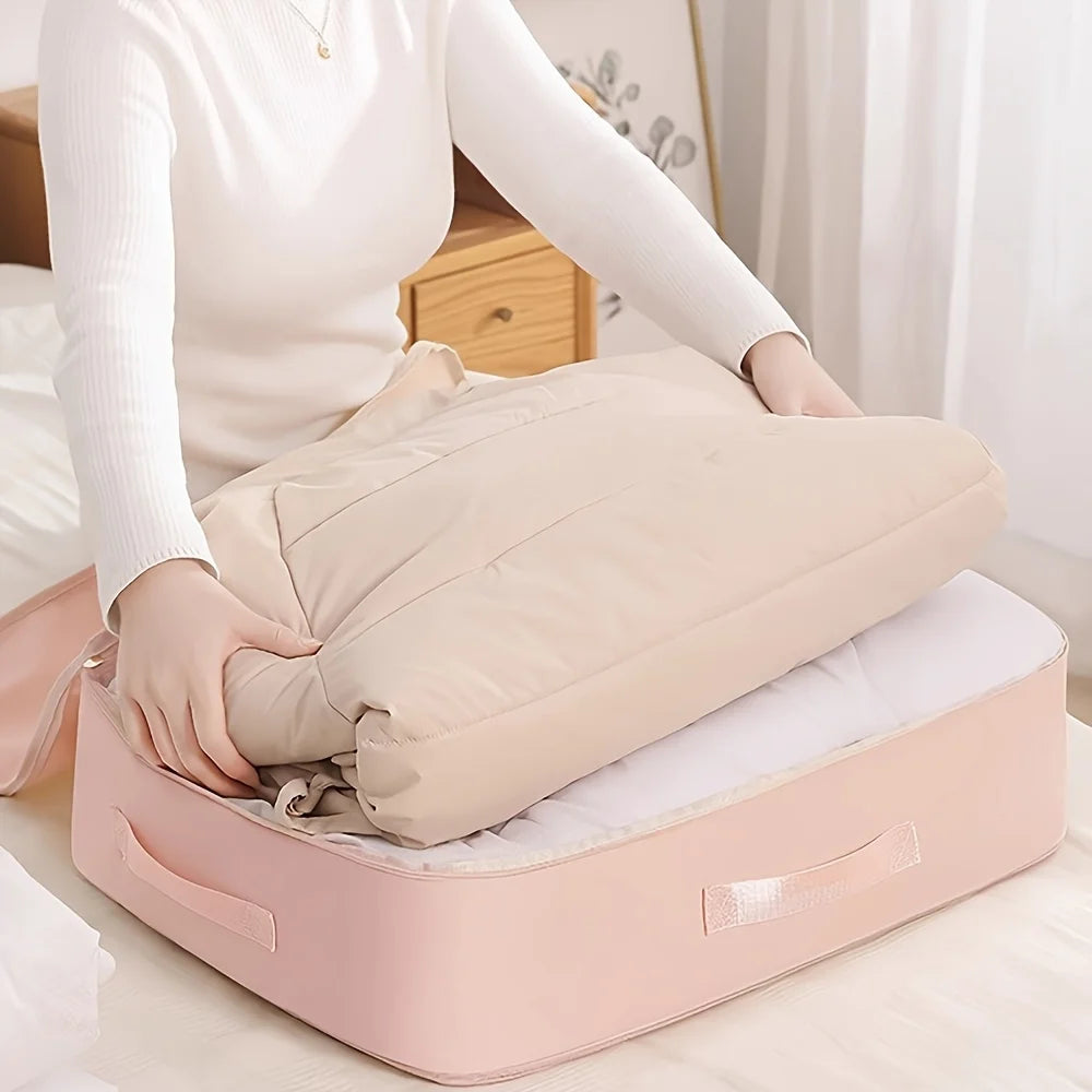 FOLDARA - Self-Compressing Storage Bag for Bulky Bedding
