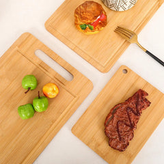 CULIVRA - Double-Sided Bamboo Cutting Board for Hygienic Food Prep