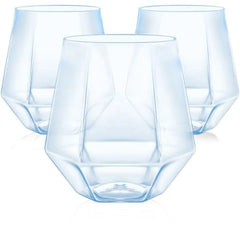 GLIMORA - Gold-Rim Stemless Cups for Shatter-Free Entertaining