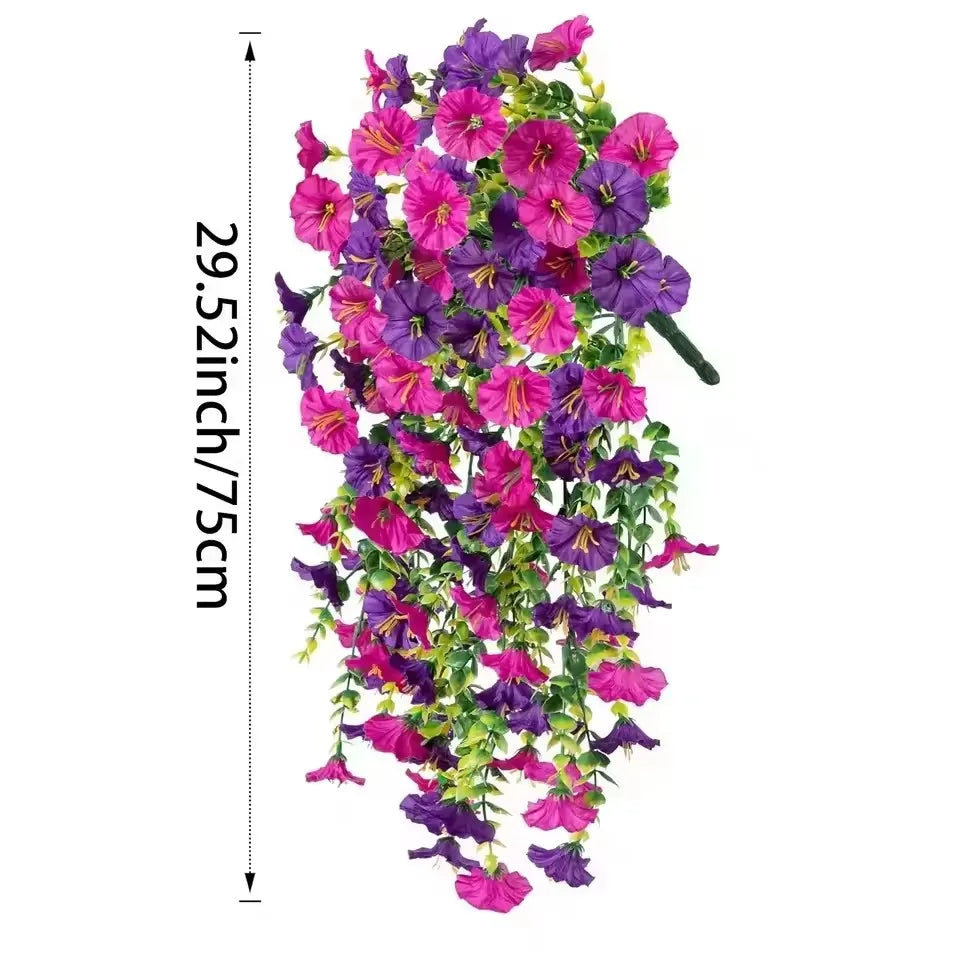 WICKORA - Wicker Wall Planter for a Striking Floral Display