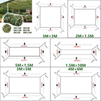 CAMOTREK - Camouflage Shade Cloth for Shade and Outdoor Privacy