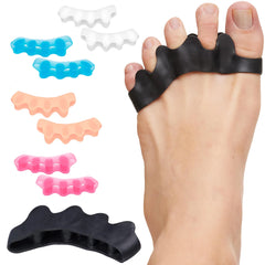 TOEVIRA - Rubber Toe Separators for Bunion Relief and Better Alignment