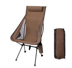 FOLVANE - Folding Camping Chair With Supportive Headrest