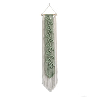 Nordic Leaf Woven Macrame Tapestry Hanging Boho Garden Tassel Wall Hanging Living Room Bedroom Home Hotel Decor Dream Catcher
