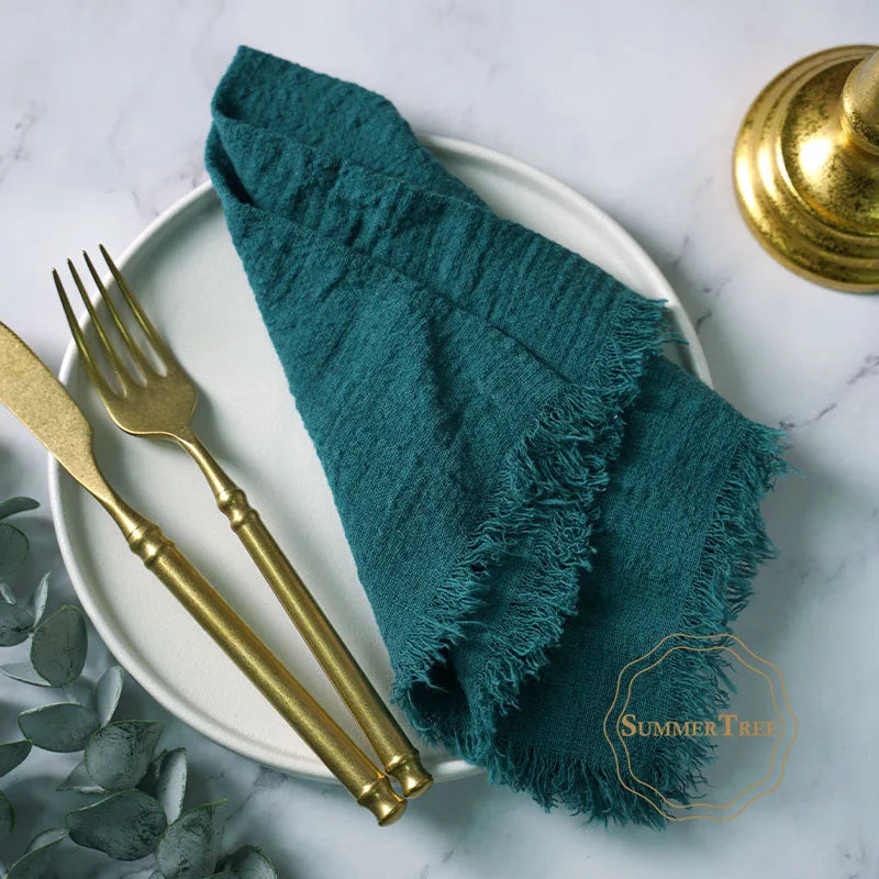 TAVRINA - Cotton Napkin Set for Artfully Layered Tablescapes