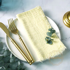 TAVRINA - Cotton Napkin Set for Artfully Layered Tablescapes