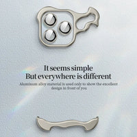 Luxury Alien Titanium Alloy Bumper Phone Case For iPhone 15 13 12 14 Pro Max 15Plus Metal Lens Film Protection Corner Pads Cover