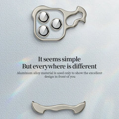 EXOVARA - Sculptural Aluminum Phone Case for Corner and Lens Protection