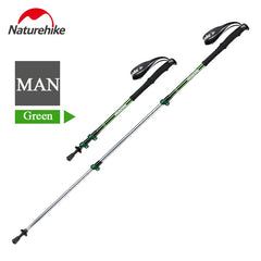 ALVYRA - Three-Section Aluminum Trekking Poles for Stable Trail Support