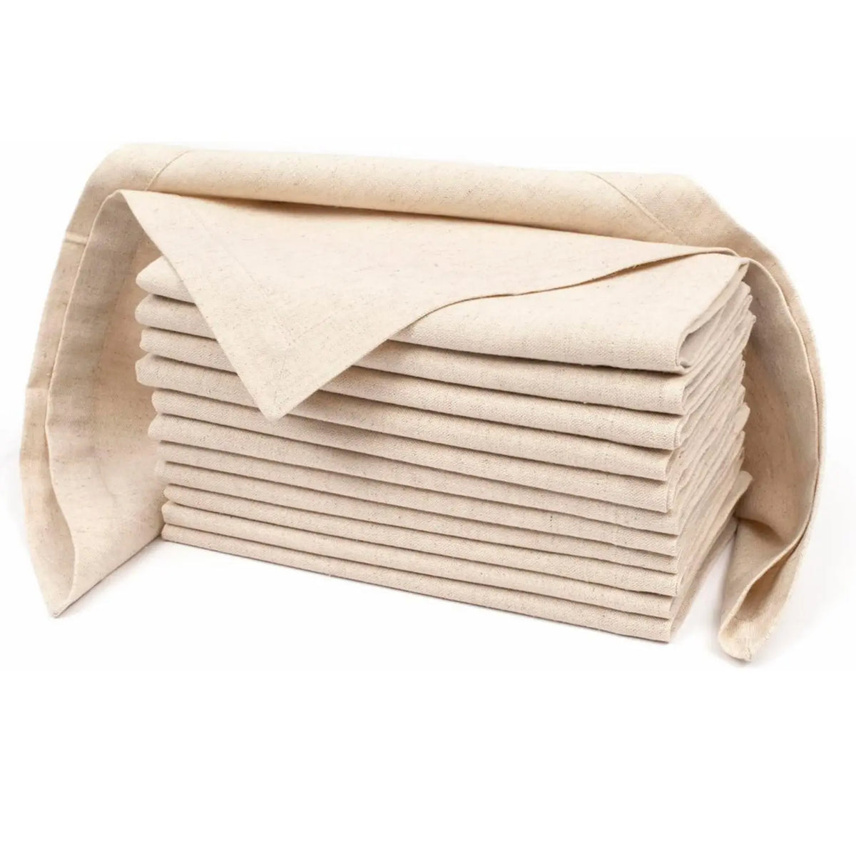 VELNORI - 12-Piece Linen Napkin Set for an Artfully Dressed Table