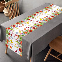 TULIVEL - Floral Table Runner for an Artful Spring Tablescape