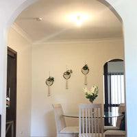 KNOTELIA - Round Macrame Wall Hanging for Textured Room Decor