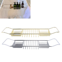 VELNORA - Expandable Bathtub Caddy for an Artfully Organized Soak