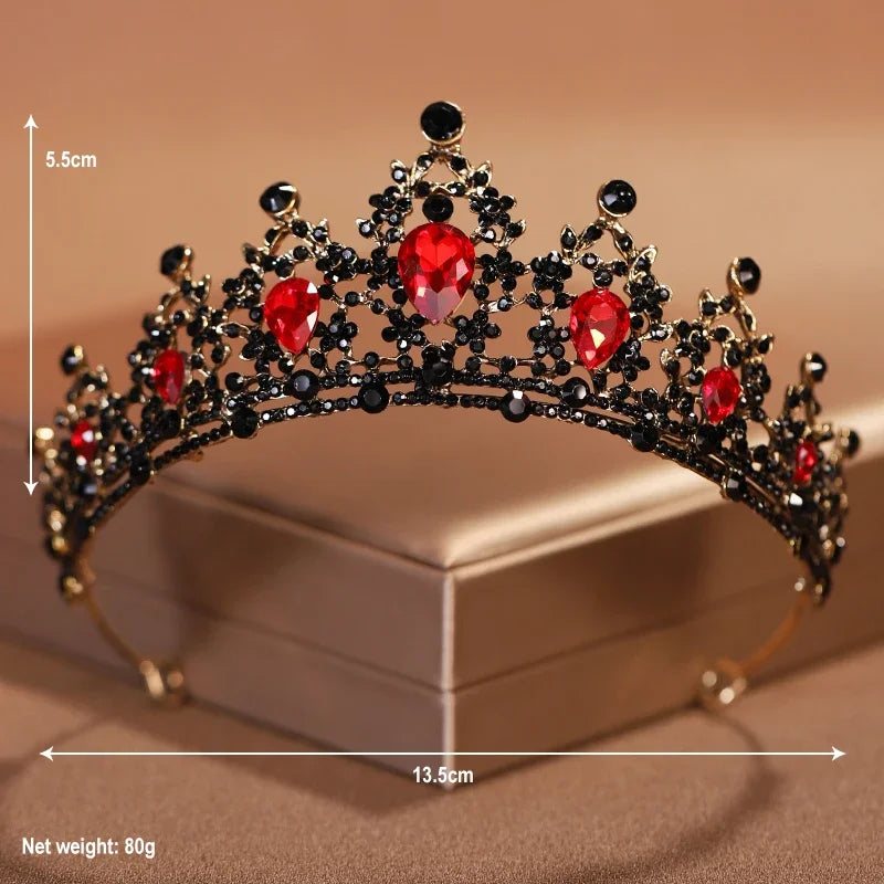 ZAVENZA - Baroque Crystal Tiara for a Striking Bridal Look