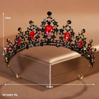 ZAVENZA - Baroque Crystal Tiara for a Striking Bridal Look
