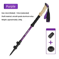 ALPIVRA - Collapsible Trekking Poles for Stability on Rough Trails