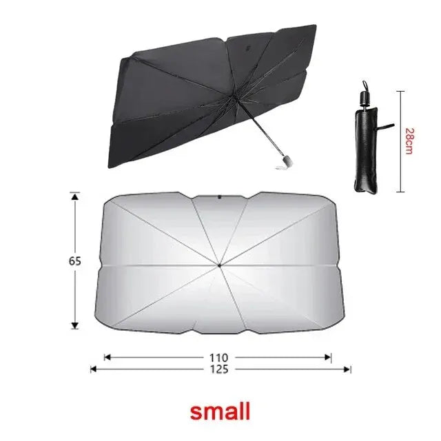 AUVELIS - Folding Windshield Umbrella for a Cooler Parked Car