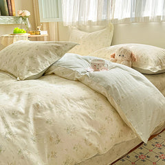 FLORVENA - Floral Cotton Duvet Set for an Artful Bedroom