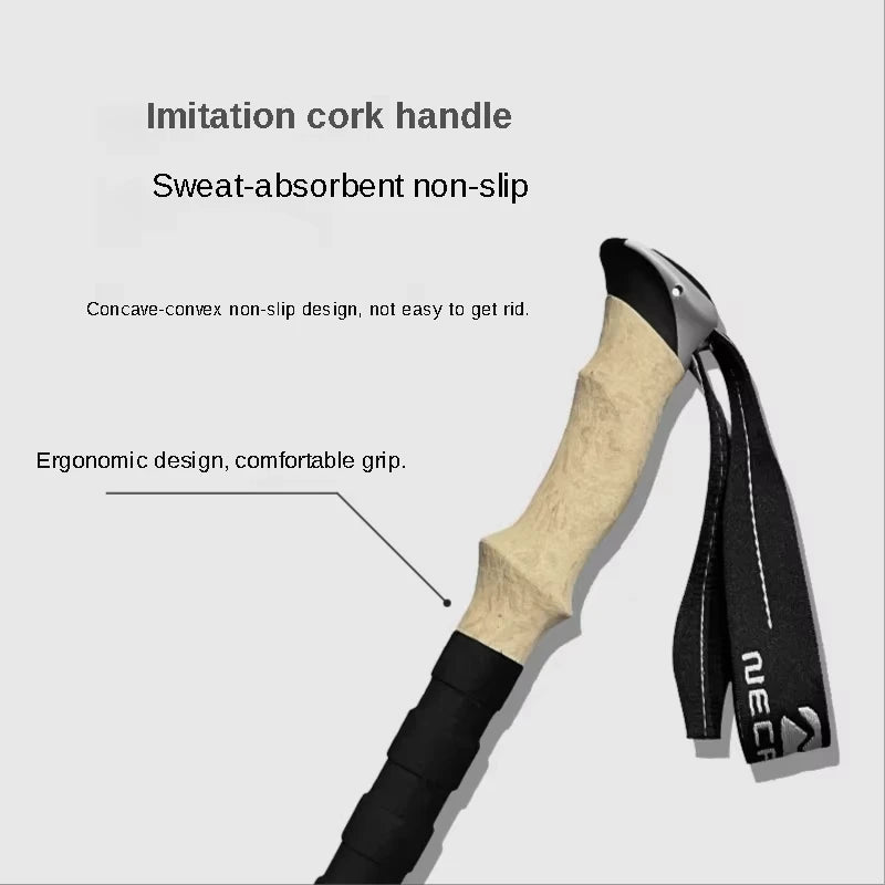 ALPIVRA - Collapsible Trekking Poles for Stability on Rough Trails