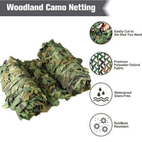 CAMOTREK - Camouflage Shade Cloth for Shade and Outdoor Privacy