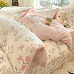 FLORVENA - Floral Cotton Duvet Set for an Artful Bedroom