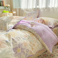 FLORVENA - Floral Cotton Duvet Set for an Artful Bedroom