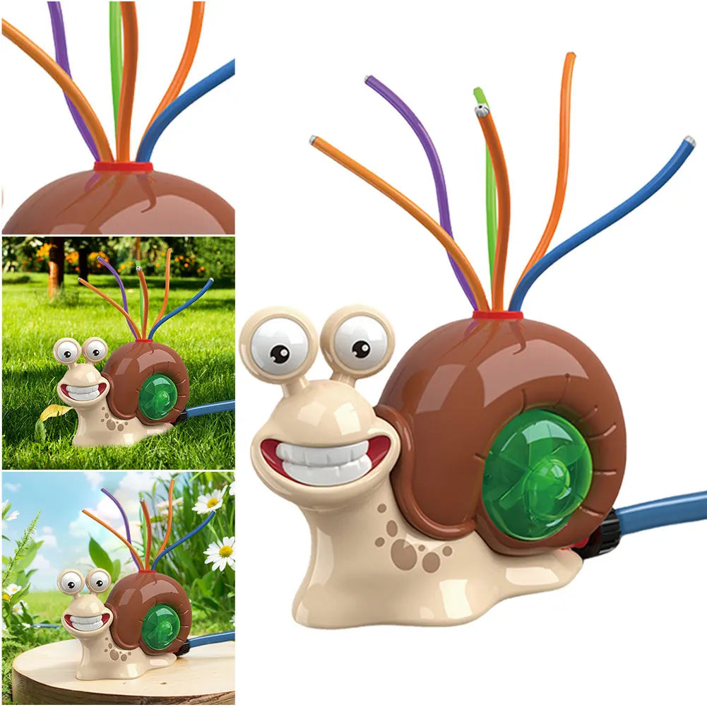 WATERWIGGLE - Cartoon Snail Sprinkler for Active Backyard Play