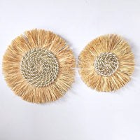 SAVRUMA - Moroccan Woven Wall Art for Warm Textural Depth