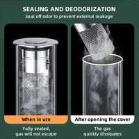PLUVORA - Press-Type Basin Drain Stopper for Clog-Free Cleaning