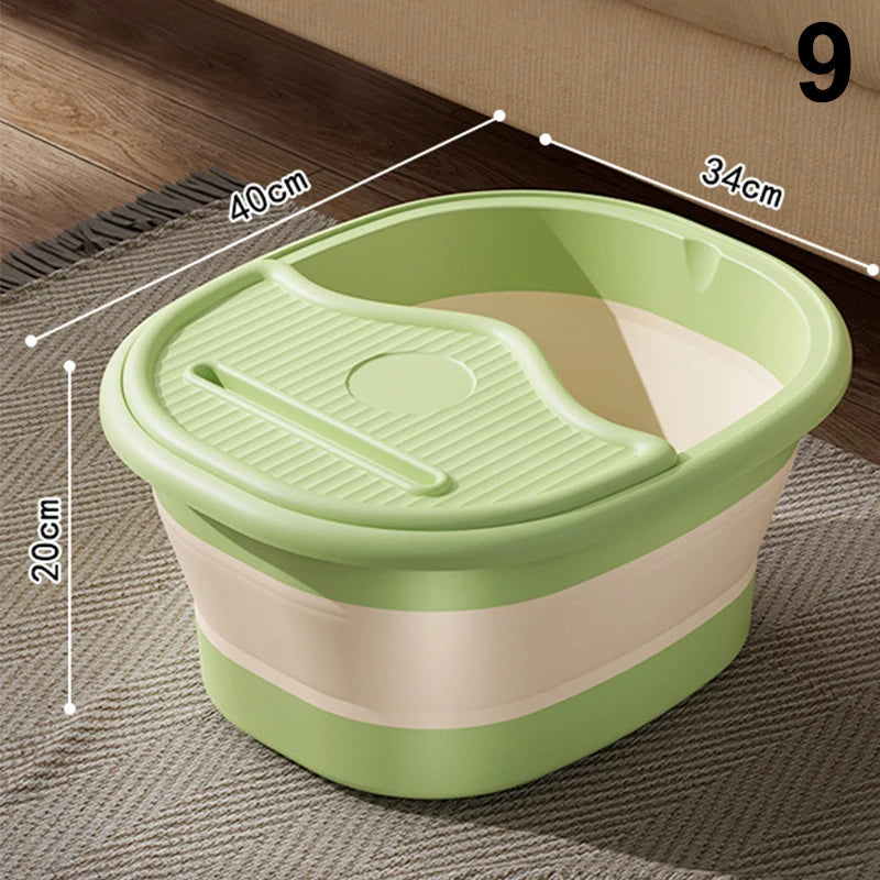 FOLDARA - Foldable Massage Foot Bath for Relief and Easy Storage
