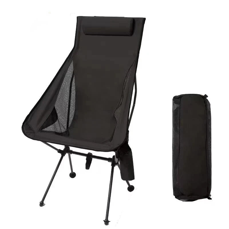 FOLVANE - Folding Camping Chair With Supportive Headrest