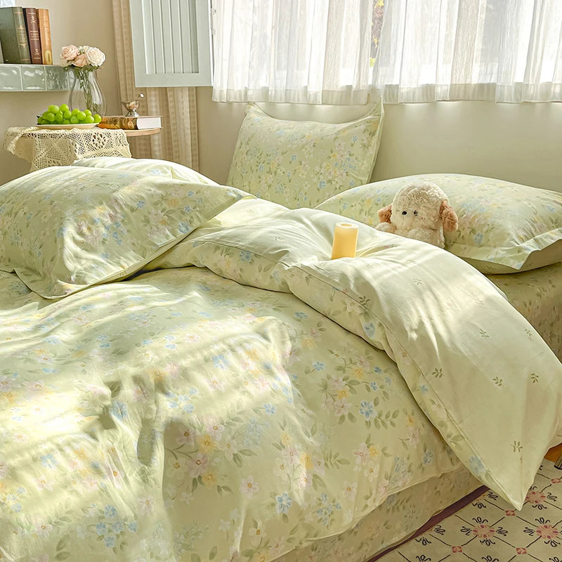 FLORVENA - Floral Cotton Duvet Set for an Artful Bedroom