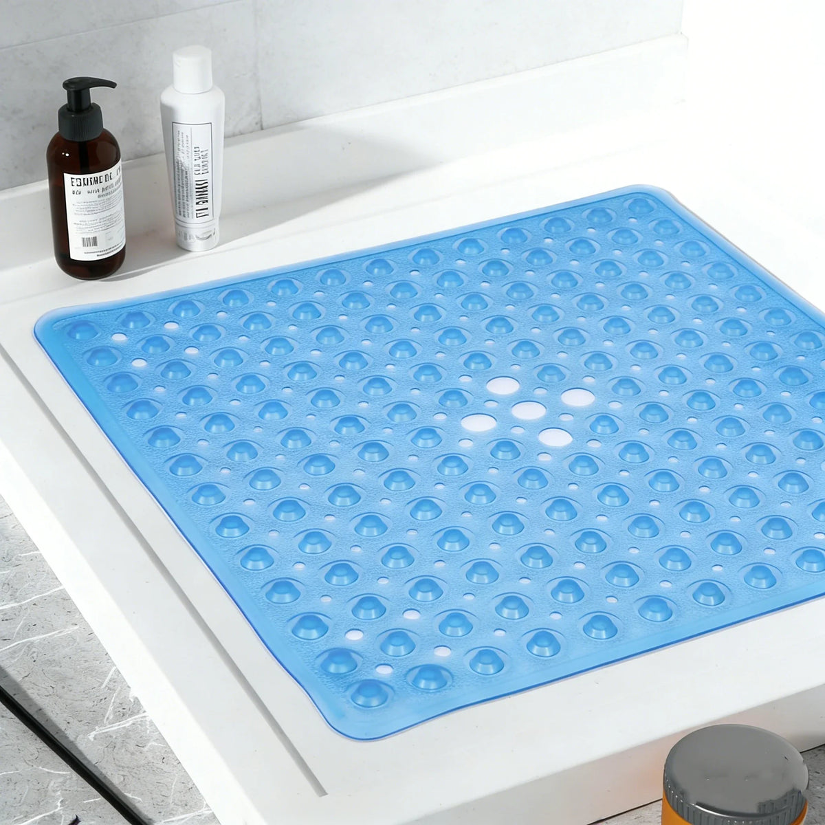 AQUVELA - Cushioned Shower Mat for Softer, Steadier Footing