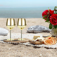 ORVYSSA - Stainless Steel Cocktail Cup for Shatterproof Entertaining