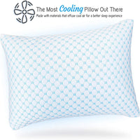 COOLCRADLE - Breathable Queen Pillow for Cooler, Restful Sleep