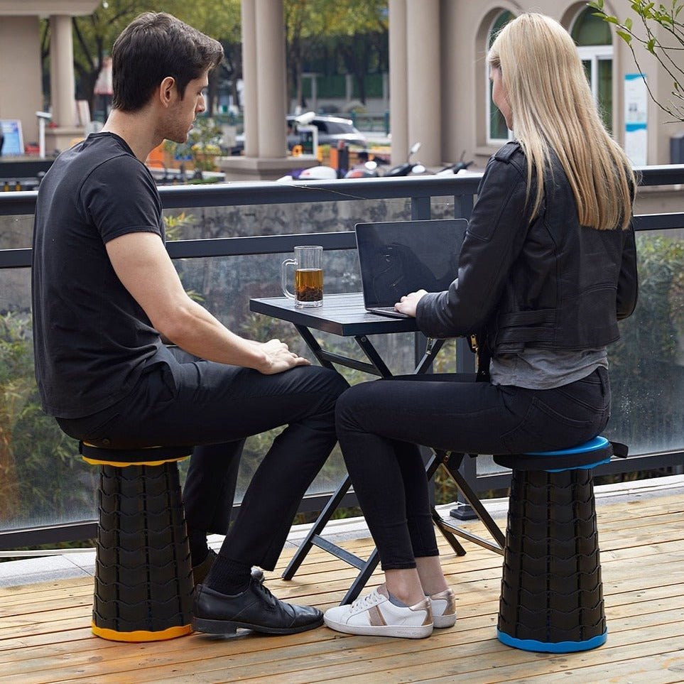 FOLDARA - Sculptural Folding Stool for Statement Seating Anywhere