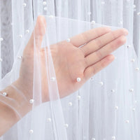 CHIFFARA - Pearl Chiffon Table Runner for Graceful Table Styling