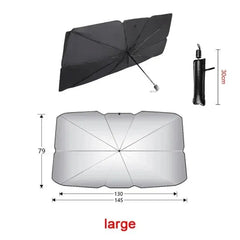 AUVELIS - Folding Windshield Umbrella for a Cooler Parked Car