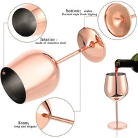 CALYVRA - Sculptural Stainless Steel Goblet for Break-Resistant Entertaining