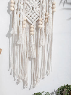 VELUNORA - Lotus Macrame Wall Hanging For A Serene Focal Point