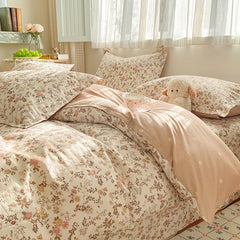 FLORVENA - Floral Cotton Duvet Set for an Artful Bedroom